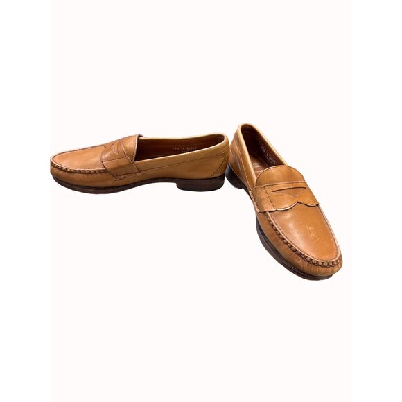 Allen Edmonds tan men’s penny Oxford dress shoes 9.5D SKU 4422 main image 9